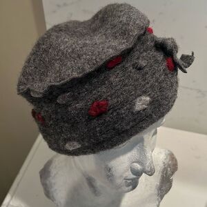 Italian Boiled Wool Beret Hat
